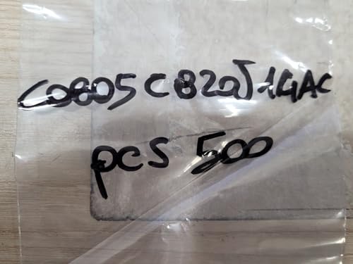 Generic (10 PCS) C0805C820J1GAC KEMET