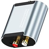 Ipetboom Optischer Digital Audio Konverter 3,5mm Analog Ausgang Aluminiumlegierung Spdif Koaxial...
