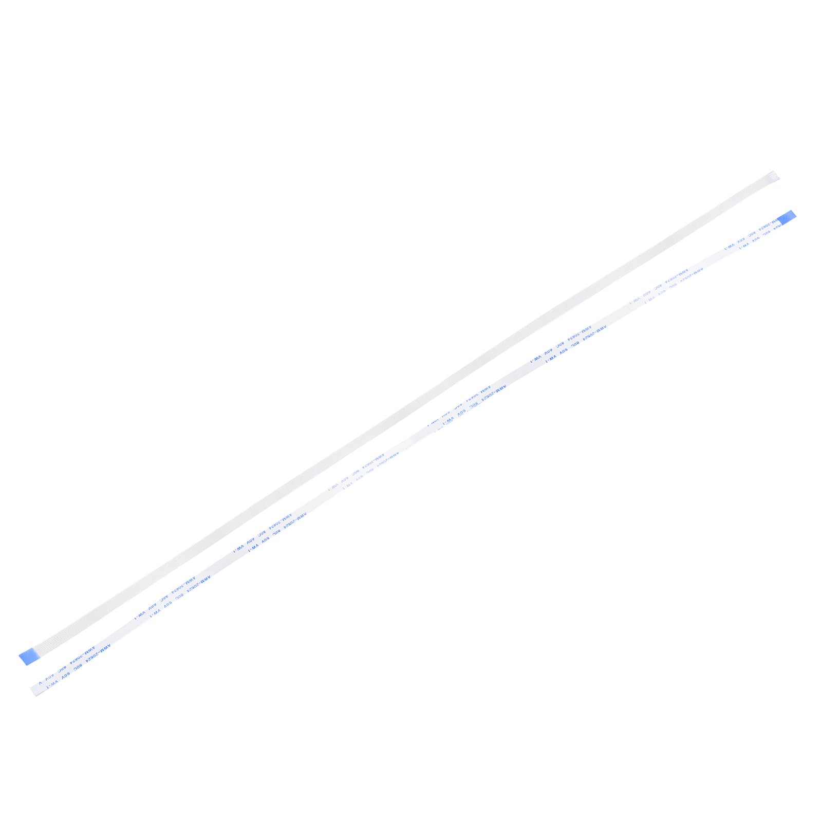 sourcing map 10pcs FFC Flexible Flat Cable, 8 Pins 0.5 mm Pitch 400mm FPC FFC Flexible Ribbon Cable for LCD TV Car Audio DVD Player Laptop (B Type) — image 1