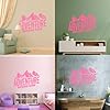 Ready Vinyl Wall Decals 36x50.3cm Can Modify and add Information Pink #2