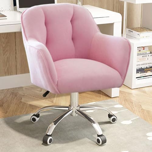 Silla de comedor giratoria ajustable, cómoda silla de cocina de tela con reposabrazos para oficina, escritorio de estudio y dormitorio
