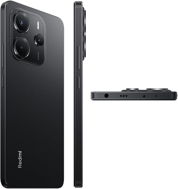 XIAOMI Redmi Note 14 Smartphone NFC Black 8GB + 256GB Processor Helio G99 5500mAh 33W (Charger Not Included)