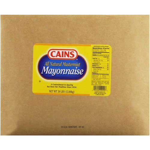 Cains All Natural Mayonnaise, 30 Pound 1 each. Grocery & Gourmet Food