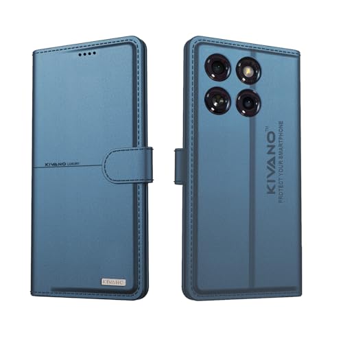 Image of Compatible with Motorola Edge 60 5G / Motorola Edge 60 Fusion 5G Flip Cover | Leather Finish | Inside Pockets & Inbuilt Stand | Shockproof Wallet Style Magnetic Closure Back Cover Case