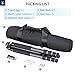 Carbon Fiber Tripod-INNOREL GT324C Professional Compact Portable Tripod for Digital DSLR Camera Heavy Duty Camera Stand Support with Special-Shaped Center Column 1.25in/32mm Tube Max Load 55lbs/25kg