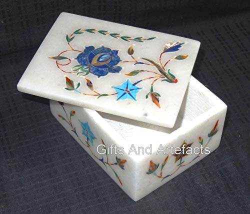 Boîte à bijoux faite à la main un cadeau artisanal unique aux motifs floraux raffinés