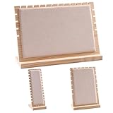 YPBEW 3 estantes de madera versátiles para presentación de joyas de varios niveles para organizar la decoración de enredos