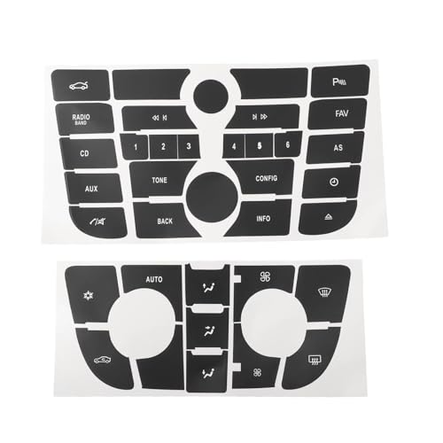 Autocollant de réparation bouton Vauxhall GTC pour rénover la console audio