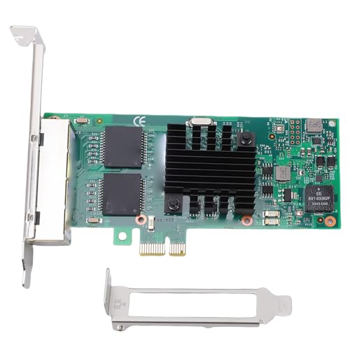 Carte réseau Gigabit Ethernet PCI Express 2.1 Jectse 4 ports RJ45 82580
