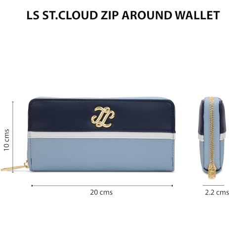 Image of Lavie Signature Women's St.Cloud Colourblock Zip Around Wallet | Gift for Women