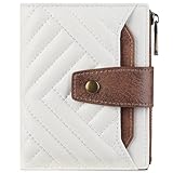 portefeuille cuir homme pas cher 【Design à la Mode】: Ce portefeuille pour femme est fabriqué en cuir de haute qualité résistant à l'usure et durable, il a une apparence à la mode et une fermeture à glissière lisse, taille du portefeuille femmes : 11.5*10*3 CM, poids : 0,1 kg, petit et exquis, que vous le teniez à la main ou que vous le mettiez dans votre poche, il est très confortable à porter
