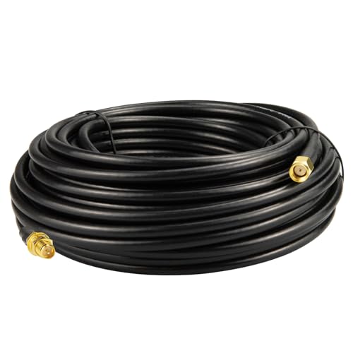 Câble coaxial B-LMR200 RP-SMA mâle femelle 15m rallonge antenne WiFi routeur sans fil 50 Ohms