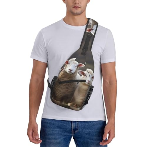 Bolso de pecho cruzado para hombre bolso de hombro miniatura 7