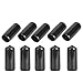 WOHPNLE 10PCS Pool Tip Cover, Rubber Pool Head Cover Durable Billiard Cue Tip Cover Portable Billiard Pool Cue Tip Protector Pool Tip Cover for Billiard for 12.5-13 Mm Tips(13mm)﻿, Black