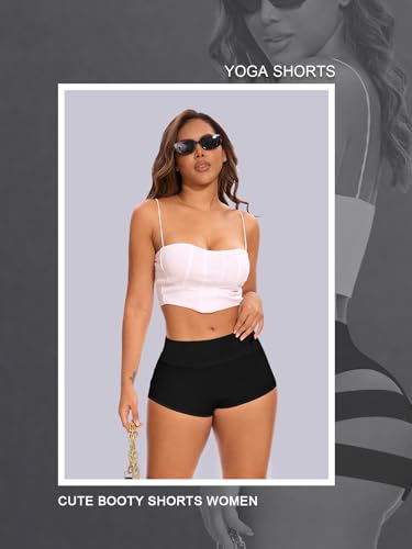 Cut Out Yoga Shorts Booty Butt Lifting Scrunch Shorts High Waisted Workout Gym Active Hot Pants3