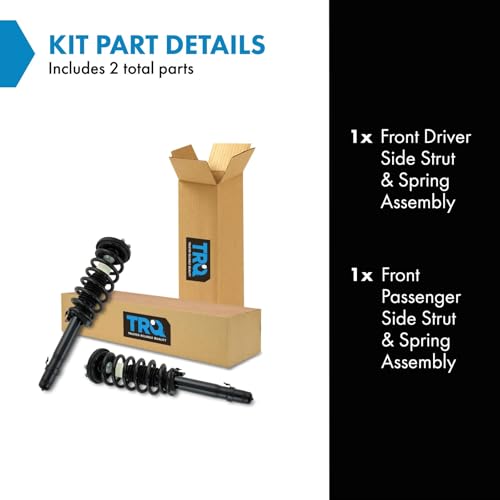 Image of TRQ Front LH & RH Strut & Spring Assy Set Pre-Assembled | TRQ Front LH & RH Strut & Spring Assy Set Pre-Assembled