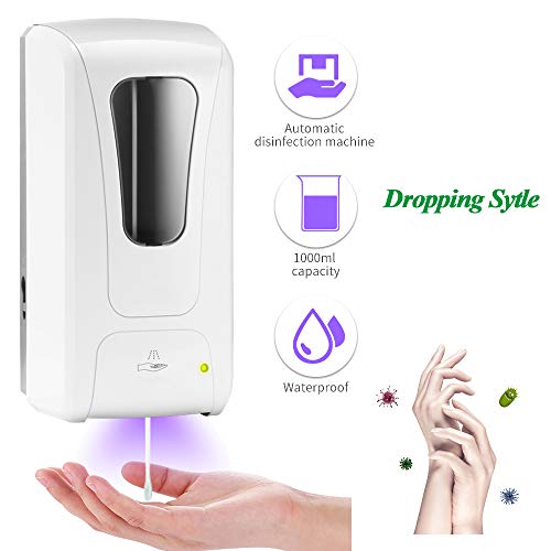 Preisvergleich Produktbild FreeLeben 1000ML Punch-Free Seifenspender Automatische Induktion IR-Bewegungsdesinfektion Handsterilisator Wird in Toiletten, Hotels, WCs und Badezimmern verwendet (Fallen Way)