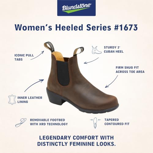 Image of Blundstone Womens Heeled Chelsea Boots