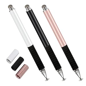Stylus Pens for Touch Screens(3 Pcs), High Precision and Sensitivity Universal Capacitive iPad Pen Compatible with Apple…