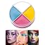 Blue|yellow/pink|white