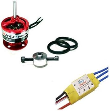 30a Brushless ESC Speed Controller + Emax 1200kv Brushless Motor