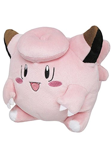Sanei Pokemon All Star Collection Clefairy Stuffed Plush Toy, 5"