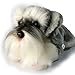 Peluche Schnauzer Chien couché Knuffel - Peluche Strollchi - Doudou * biz