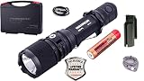 PowerTac Warrior G4-FL 4200 Lumen (Wide Beam) Tactical Handheld Flashlight High Lumen, Waterproof, U