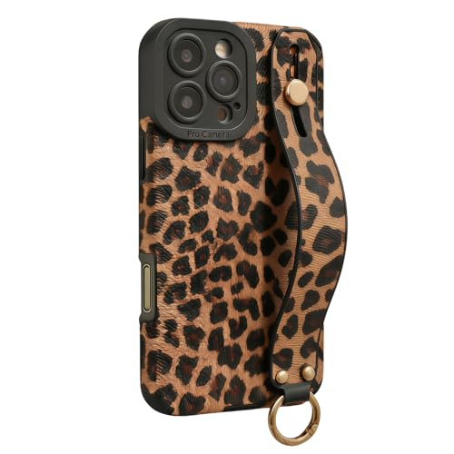 Coque iPhone 16 Pro antichoc béquille de support dragonne souple