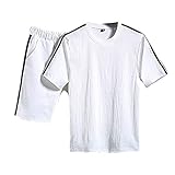 ☛DESIGN - Lässiger und zeitloser Look / T-Shirt für Herren. Setzen Sie modische Statements mit diesem lässiges Basic. Passt besonders gut zu Skinny Jeans und sportlichen Schuhen.Das T-Shirt ist in seinem Schnitt nicht nur breit, sondern auch speziell in große Größen lang geschnitten und bietet eine gute Passform auch bei großem Bauchumfang.