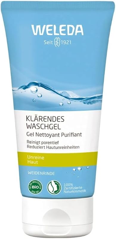 Gel de limpeza facial Weleda, 100 mL