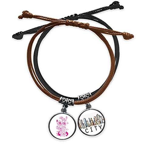 Feuille de lotus bracelet en corde pour vos seances de yoga et moments de meditation