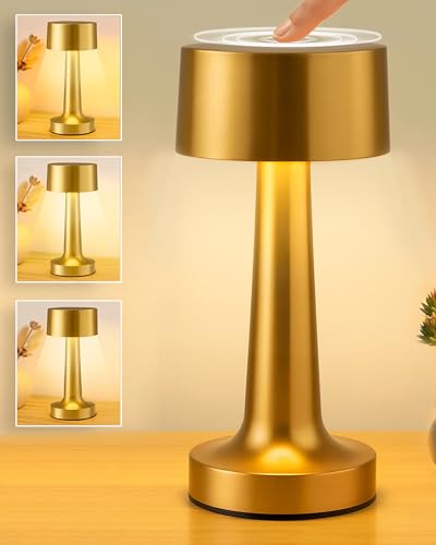 Homesake® Touch Lamp for Bedroom | Modern Desk Lamp for Study, Li...
