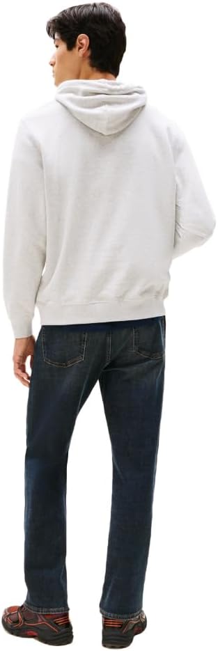 Tommy Jeans Men's Medium Weight Hoodie Sweatshirt with Printed Two-Tone Logo - Image 4