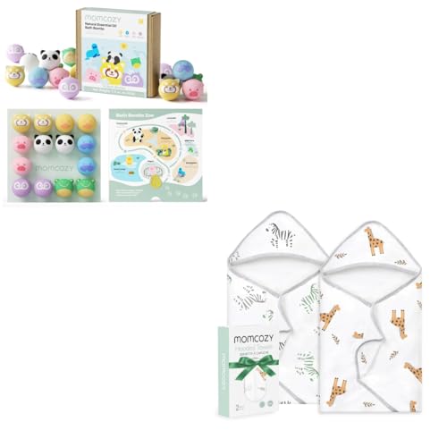 Momcozy Baby Towel & Bath Bombs