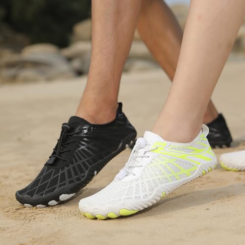 Image of ELETON Barefoot Shoes Women Men Footwear, Wide Toe Box Hiking Zero Drop Non-Slip Quick-Dry River Boat Pool Beach Water Shoes, Lightweight Swimming Running Walking Sneakers Unisex