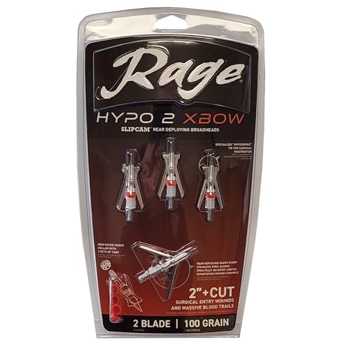 Rage Hypo 2 Crossbow 100gr 2' 4pk