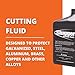 Slugger by Fein Cutting Fluid for Galvanized, Steel, Aluminum, Brass, Copper & Alloys - Extends Cutter Life, Reduces Heat and Friction, Water-Based, 1 Quart - 32132032980