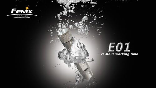 Fenix FNX-E01BK E Series LED Flashlight, Black