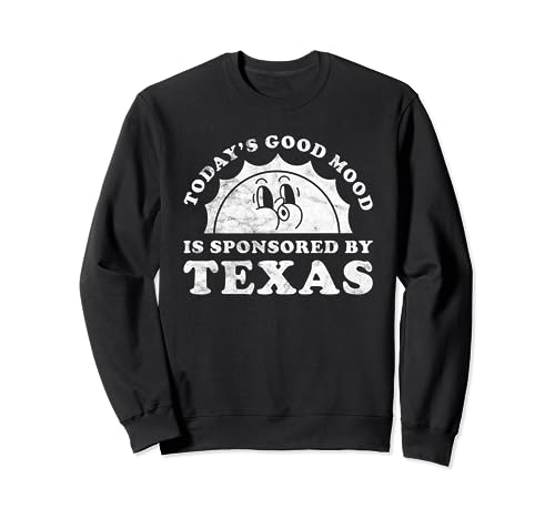 Divertido y lindo retro vintage Texas o TX Sudadera