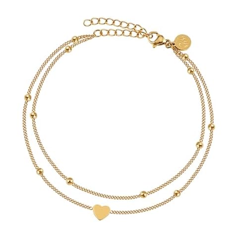 GD GOOD.designs Gold Heart Anklet for Women Cover