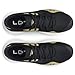 Under Armour Unisex Lockdown 7 Low, (001) Black/Metallic Gold/Black, 15, US