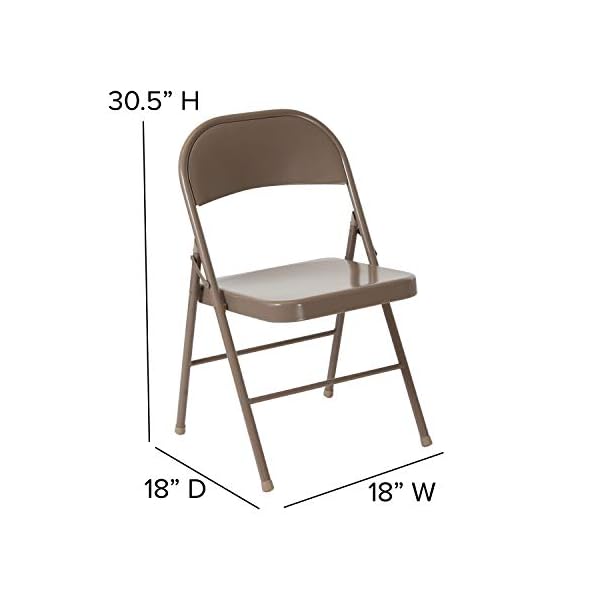 Flash Furniture HERCULES Series Double Braced Metal Folding Chair - Image 8