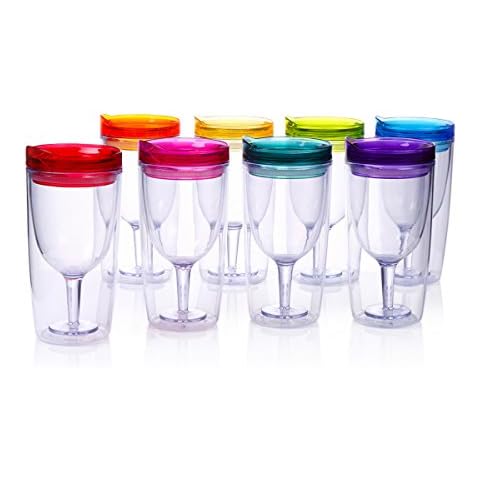 Cupture Wine tumblers Glasses, 8 Count (Pack of 1) Cover
