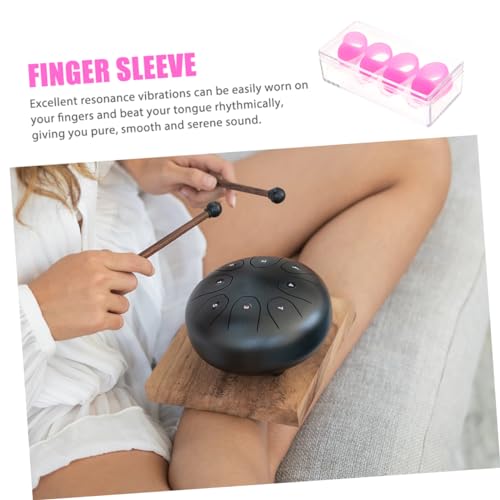 8 fundas de silicona para dedos para Steel Tongue Drum miniatura 6
