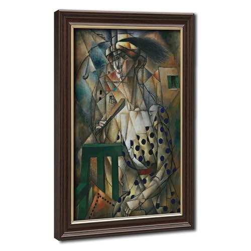 Toile tendue Femme avec un éventail Jean Metzinger, sublimez vos murs nus avec art