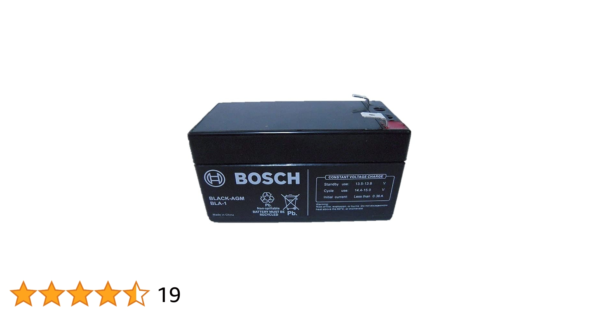 Amazon.co.jp: BOSCH (ボッシュ)ブラック-AGM 輸入車補機