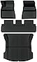 OEDRO Floor Mats & Cargo Liners Fits for Tesla Model 3 2020-2023, Custom Fit All Weather Front & Rear Row Trunk Liners Car Floor Mats Set