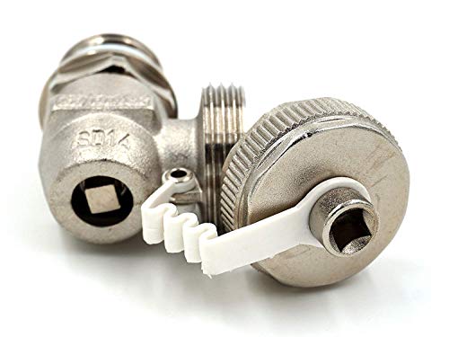 Simplex Heizkörper Füll- und Entleerungsstopfen | 1/2-3/4 Zoll | Mit Schlauchanschluss | Effiziente Heizungspflege | F10625