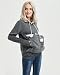 besbomig Kapuzenpullover Damen mit Katzen Großen Tasche, Pulli mit Katzentasche Katzenpullover Hoodie Damen, Super Weich Bequem Pullover mit Hundetasche Sweatshirt für Herbst Winter